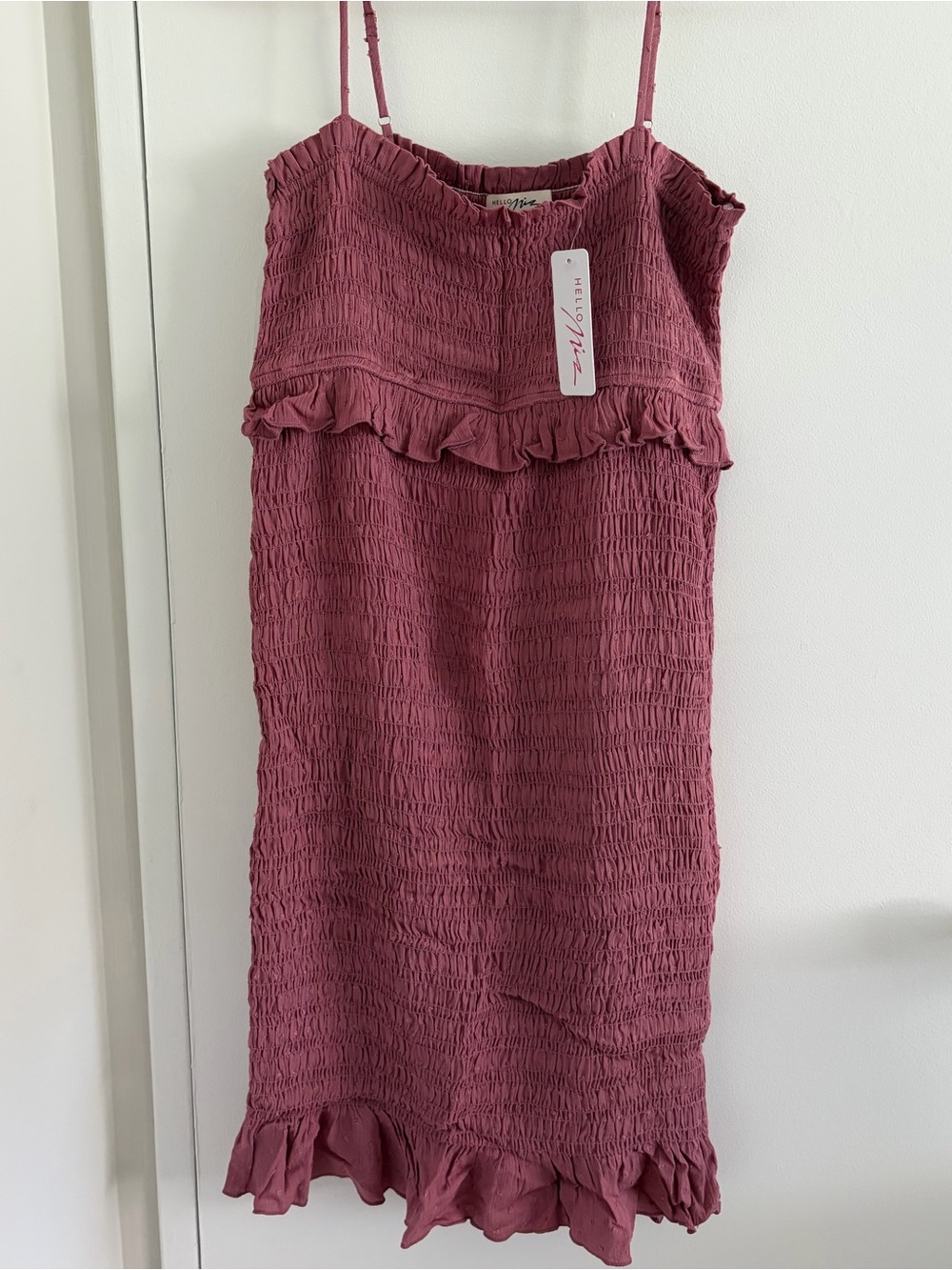 Hello Miz Maternity Talia Smocked Mermaid Dress